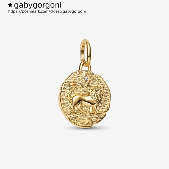 Pandora Lion Medallion Charm - Picture 1 of 6